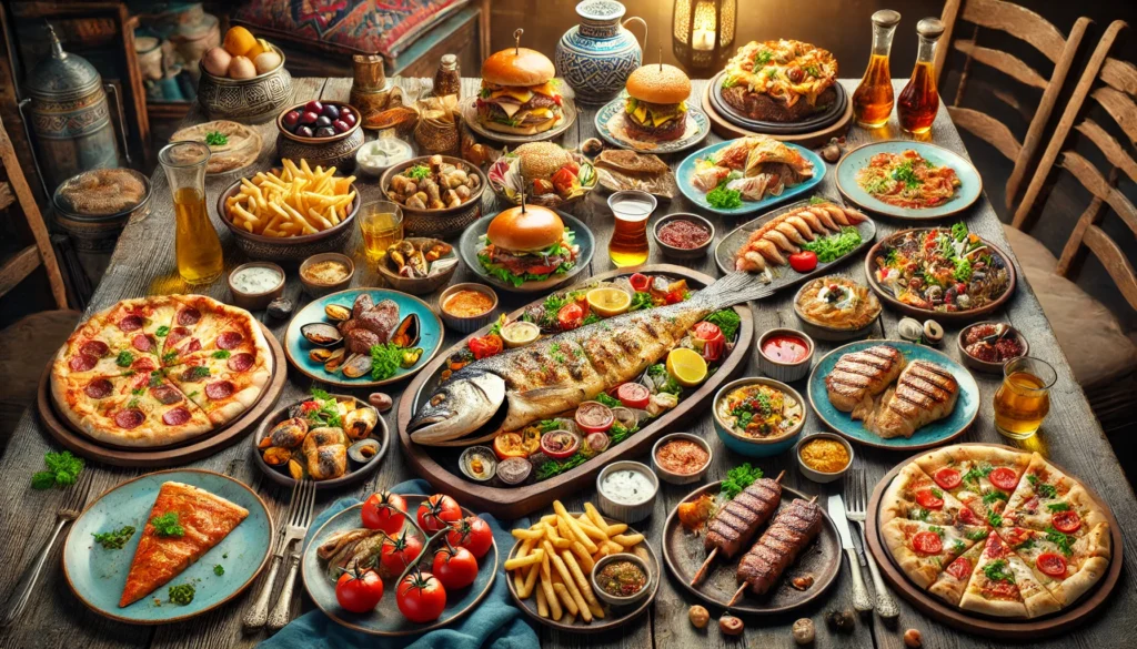 Kleopatra Restaurant Kebab Grill pizza steak çeşitleriyle Alanya’da zengin bir menü sunuyor.