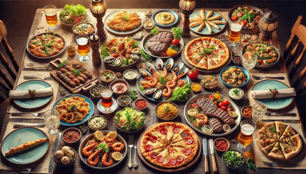 Crusoe Restaurant Steak House Cafe Bar, Alanya’da şık atmosferi ve lezzetli steak seçenekleriyle öne çıkıyor.