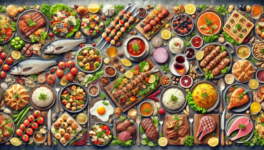7 Mehmet restoranında deniz mahsulleri ve Türk mutfağının eşsiz lezzetleri, Muratpaşa/Antalya'da muhteşem sunumuyla servis ediliyor.