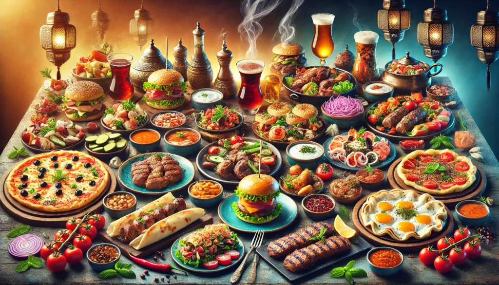 Vahap Usta Et Restaurant'ta özenle hazırlanan et çeşitleri ve kebaplar, Antalya’da muhteşem bir sunumla servis ediliyor.